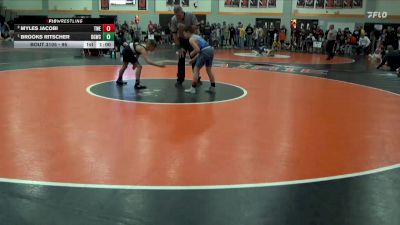 95 lbs Round 5 - Brooks Ritscher, Big Game Wrestling Club vs Myles Jacobi, Trojan Warrior Elite