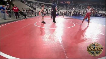 61 lbs 3rd Place - Isaiah Brown, Elgin Wrestling vs Aksel Davis, Tahlequah Wrestling Club