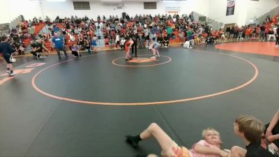 95-99 lbs Round 3 - Sawyer Wilson, Thermopolis Middle School vs Jackson Robbins, Powell Middle School