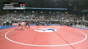 3A-138 lbs 1st Place Match - Landon Rhyne, Pinedale vs Jonah Schulz, Cody