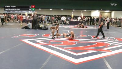 138 lbs Round Of 128 - Coreu Powe, AL vs Lance Bordeleau, NH