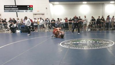 144 lbs Round Of 128 - Christian Jelle, MN vs Keagan Sieracki, TX