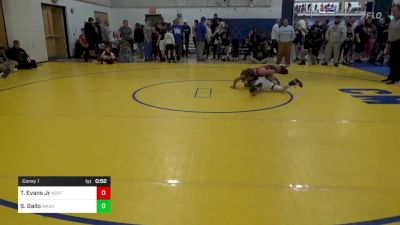 90 lbs Consy 1 - Tyler Evans Jr, North Penn Liberty vs Santana Gallo, Washington