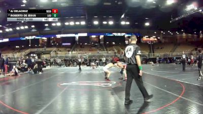 132 lbs Cons. Round 7 - AJ DeLaCruz, West-Oak vs Roberto De Jesus, Lake Gibson