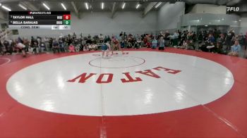 170 lbs Cons. Semi - Bella Barajas, Broomfield vs Taylor Hall, Widefield