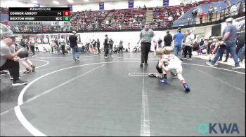 52 lbs Consi Of 16 #2 - Connor Abbott, F-5 Grappling vs Brixton Hiser, Murray County Takedown Club