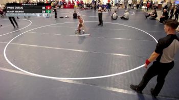 10U GIRLS - 62 lbs 5th Place Match - Paris Guelig, Edina Wrestling Association vs Malia Jelinek, Stillwater Area Wrestling