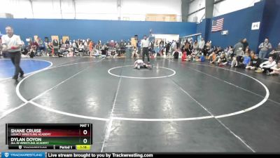 70 lbs Cons. Round 2 - Dylan Doyon, All In Wrestling Academy vs Shane Cruise, Legacy Wrestling Academy