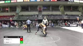 109 lbs Quarterfinal - Kirk Wilson, Mwd vs Carlos Rojas, Pomona Elite