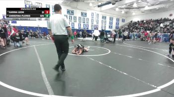 120 lbs Cons. Round 2 - Christina Flores, Villa Park vs Karina Leon, Sunny Hills