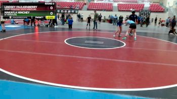 150 lbs Round 3 - Lindsey Faulkenberry, Smoky Mountain Youth Wrestling vs Makayla Hinchey, ET Wrestling