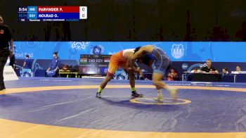 74 kg Repechage #2 - Parvinder Parvinder, India vs Omar Mourad, Egypt