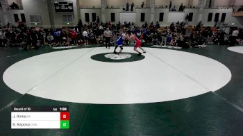 215 lbs Round Of 16 - Jackson Rinke, Bridgewater-Raynham vs Shane Raposo, Cumberland