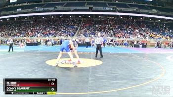 D3-150 lbs Quarterfinal - Donny Beaufait, Dundee HS vs Eli Roe, Beaverton HS
