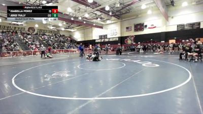 145 lbs Quarterfinal - Jerzi Tully, Excelsior Charter vs Isabella Perez, Palm Desert