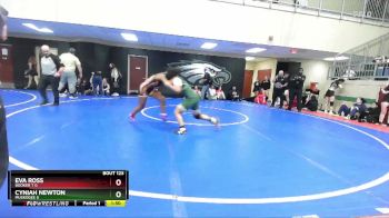 130 lbs 1st Place Match - Eva Ross, Booker T G vs Cyniah Newton, Muskogee G