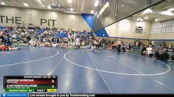 92 lbs Cons. Round 4 - D`Artagnan Fillmore, Wasatch Wrestling Club vs Jackson Workman, Top Of Utah