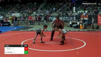 52 lbs Consolation - Jett Greer, Okwa vs Matthew Salazar, Bartlesville WC