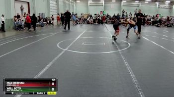 106 lbs Round 7 (8 Team) - Will Soto, Mat Assassins vs Max Berman, Rebellion