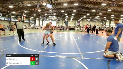 112 lbs Rr Rnd 1 - Adam Glauser, Illinois Menace vs Henry Zimmerman, Elite NJ MS Black