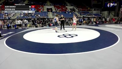 157 lbs Cons. Rd Of 128 - Alex Buiukli, WA vs Atticus Dye, FL