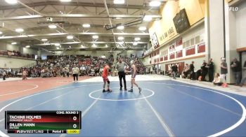 106 lbs Cons. Round 3 - Tachinii Holmes, Monument Valley vs Dillen Mann, Payson