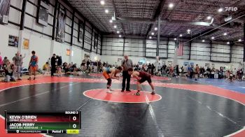 144 lbs Round 3 (4 Team) - Kevin O`Brien, COMBAT ATHLETICS vs Jacob Perry, WRESTLING WAREHOUSE