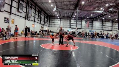 144 lbs Round 3 (4 Team) - Kevin O`Brien, COMBAT ATHLETICS vs Jacob Perry, WRESTLING WAREHOUSE