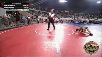 55 lbs Round Of 32 - Zane Robinson, Cabot Wrestling Club vs Kasen Fuller, Comanche Takedown Club