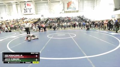 67 lbs Quarterfinal - Joe Monachino Jr, Greece Storm Wrestling Club vs Jayce Hubbard, Gowanda Wrestling Club