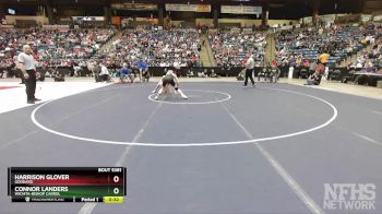 5A - 120 lbs 3rd Place Match - Connor Landers, Wichita-Bishop Carrol vs Harrison Glover, Goddard