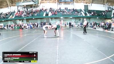 157 lbs Champ. Round 1 - Charles Spinning, Ohio vs Mason Stewart, Michigan State