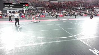 130 lbs Cons. Round 3 - Elijah Pukel, Askren Wrestling Acadamy vs John Clum, JJ`s Club Wrestling
