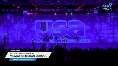 Village Christian School - Village Christian School [2025 Group Stunt Novice Day 3] 2025 USA Spirit Natl's/Collegiate Champs/Jr. Natl's