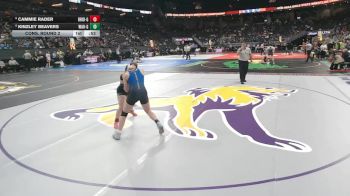 Cons. Round 2 - Cammie Rader, Bridgeport vs Kinzley Beavers, Wahoo