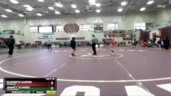 120 lbs Champ. Round 1 - Jennicy Alvarez, Canyon Ridge vs Elizabeth Harper, Homedale