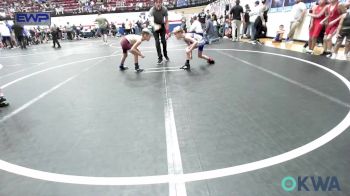 61 lbs Quarterfinal - Jax Soergel, Choctaw Ironman Youth Wrestling vs Tiger Goodspeed, Rough Riders