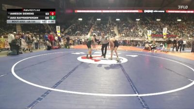 4A-144 lbs Champ. Round 1 - Jake Raffensperger, Kelly Walsh vs Jameson Siemens, Natrona County