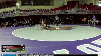 190 lbs Round 3 (4 Team) - Tyler Zwingman, Columbus vs Ben Uher, Manhattan HS