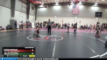 75 lbs Quarterfinal - Kellen Mitchell, Ironclad Wrestling Club vs Logan Peoples, Ohatchee Youth Wrestling