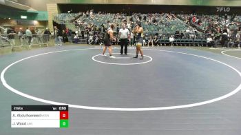 215 lbs Consi Of 16 #1 - Abdul Abdulhameed, Meridian vs Jayden Wood, Amador Valley