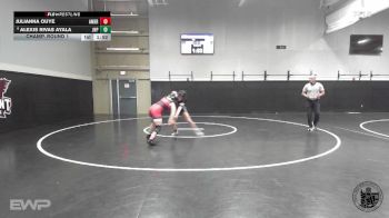 155 lbs Champ. Round 1 - Julianna Ouye, American vs Alexis Rivas Ayala, John H Pitman