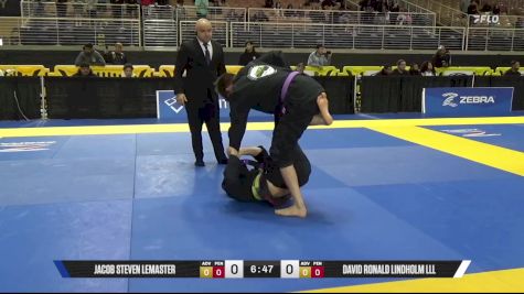David Ronald Lindholm Lll vs Jacob Steven Lemaster 2025 Pan Jiu Jitsu IBJJF Championship