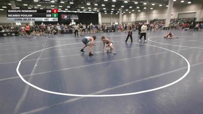 120 lbs Cons. Rd Of 64 - Ricardo Poolaw, Cleveland High School Wrestling vs Rudolph Henninger, 3F Wrestling