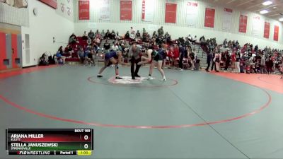 120 lbs Cons. Round 2 - Stella Januszewski, Strongsville vs Ariana Miller, Ellett