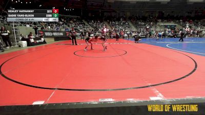 82 lbs Consi Of 8 #1 - Kealey Hathaway, Sutherland vs Sadie Yang-Elson, Summit Wrestling Academy