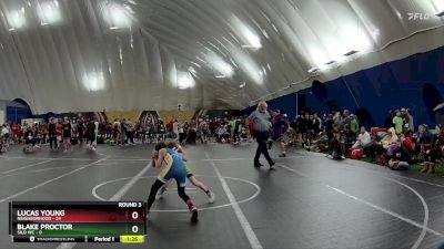 64 lbs Round 3 (6 Team) - Lucas Young, Neighborhood vs Blake Proctor, Silo WC