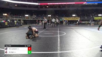 157 lbs Quarterfinal - Wayne Lamont, Stony Brook vs Moustapha Bal, Ohio State WC