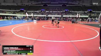 Rookie 3-5 64 Champ. Round 1 - Cavan Threlkeld, Poquoson Athletic Association vs Walter Scott, Bull Island Grappling