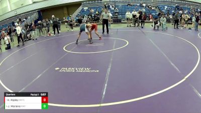 14U Boys - 126 lbs Quarters - Holden Ripley, Midwest Regional Training Center vs Joseph Moreno, Reign Wrestling Club